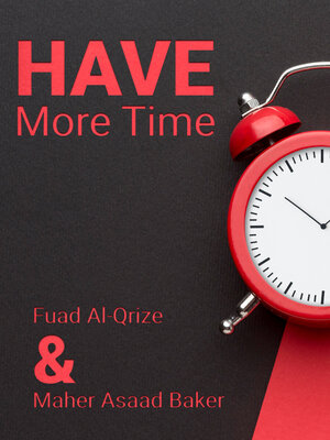 cover image of Have more time